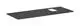 Hansgrohe-HG-Xelu-Q-Konsole-1360-550-mit-Ausschnitt-rechts-fuer-Aufsatzwaschtisch-mit-Hahnloch-Diamantgrau-Matt-54124910 gallery number 1